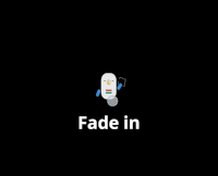 Fade in enter animation