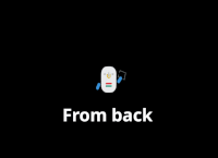 From back enter animation
