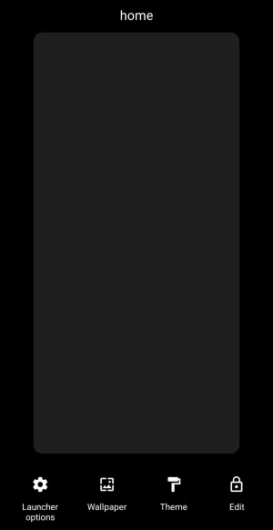Launcher Menu