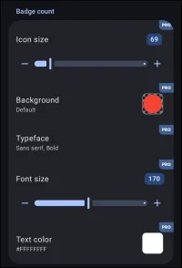Icon Style Badge Count