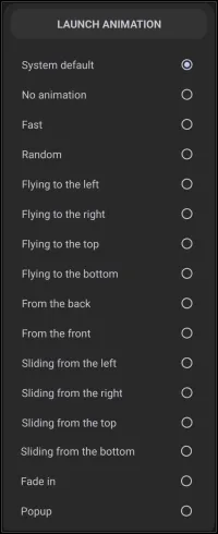 Action - Launch animation Action - Launch animation