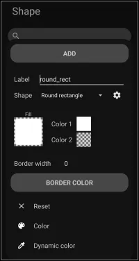 Border color selection