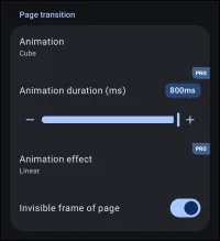UI & Animation Page Transition
