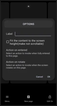 Page Options