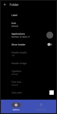 Folder Options