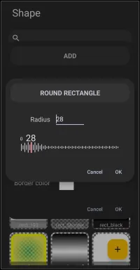 Round Reectangle Options