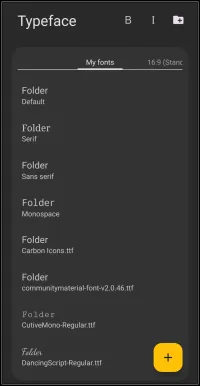 Folder Typeface